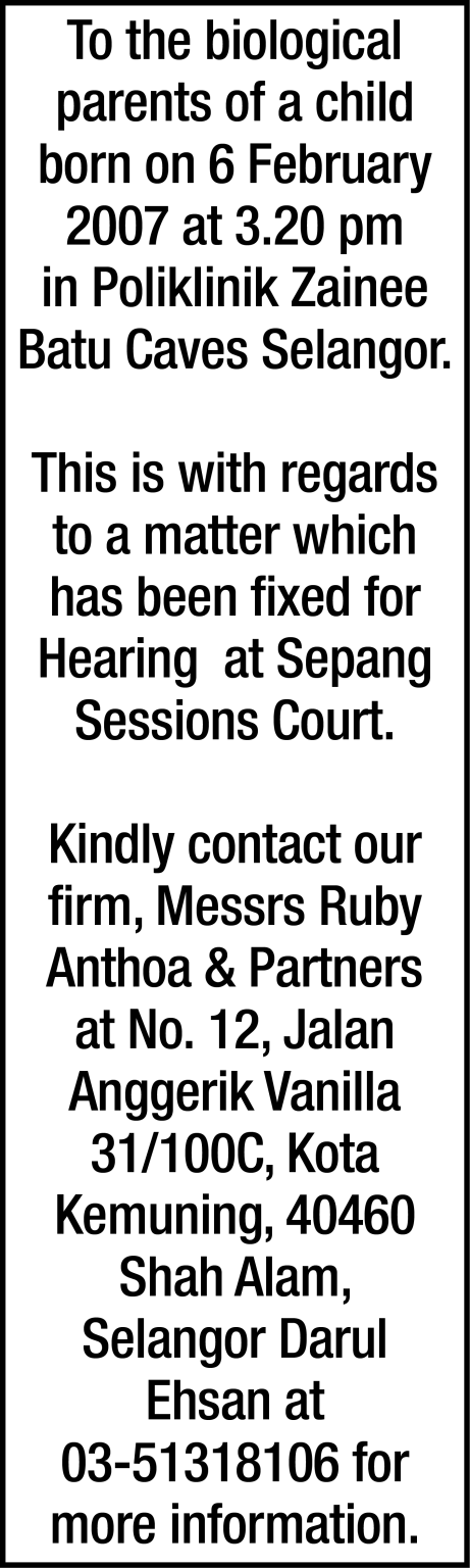RUBY ANTHOA & PARTNERS Cover