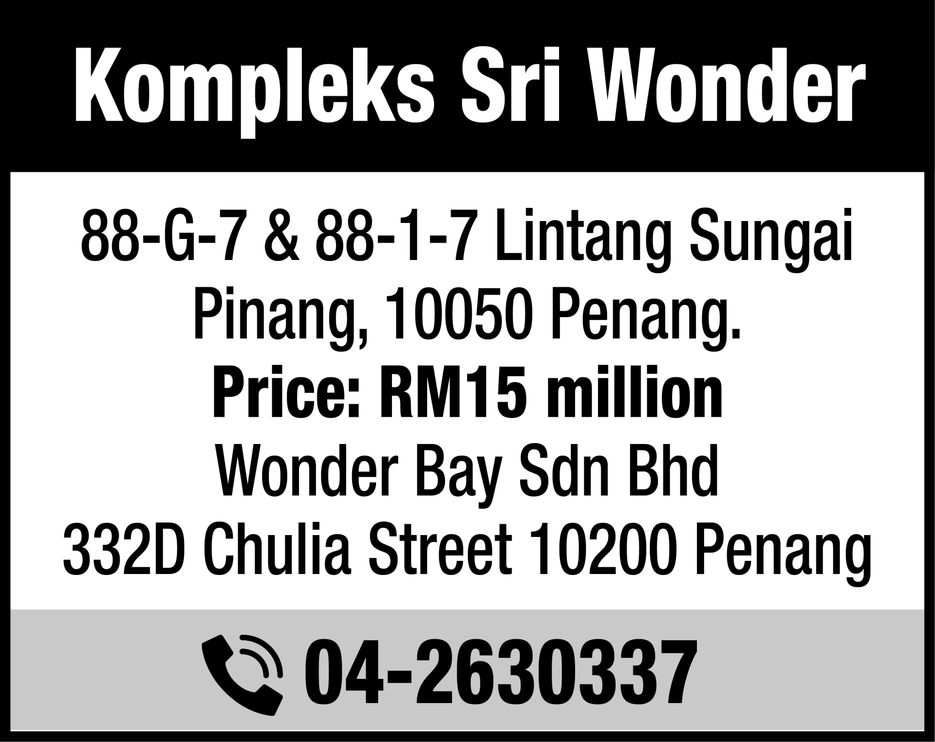 WONDER BAY SDN BHD Cover