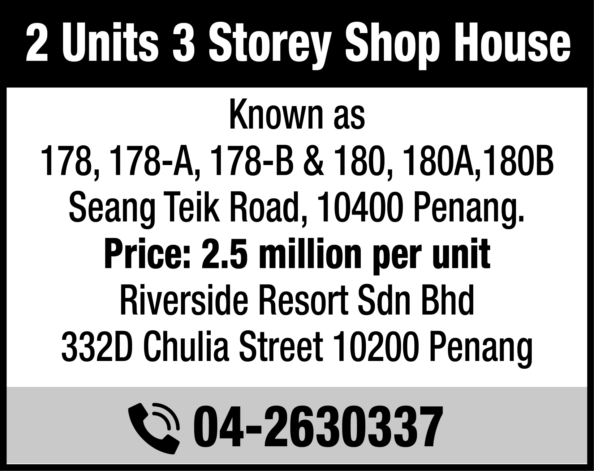 RIVERSIDE RESORT SDN BHD